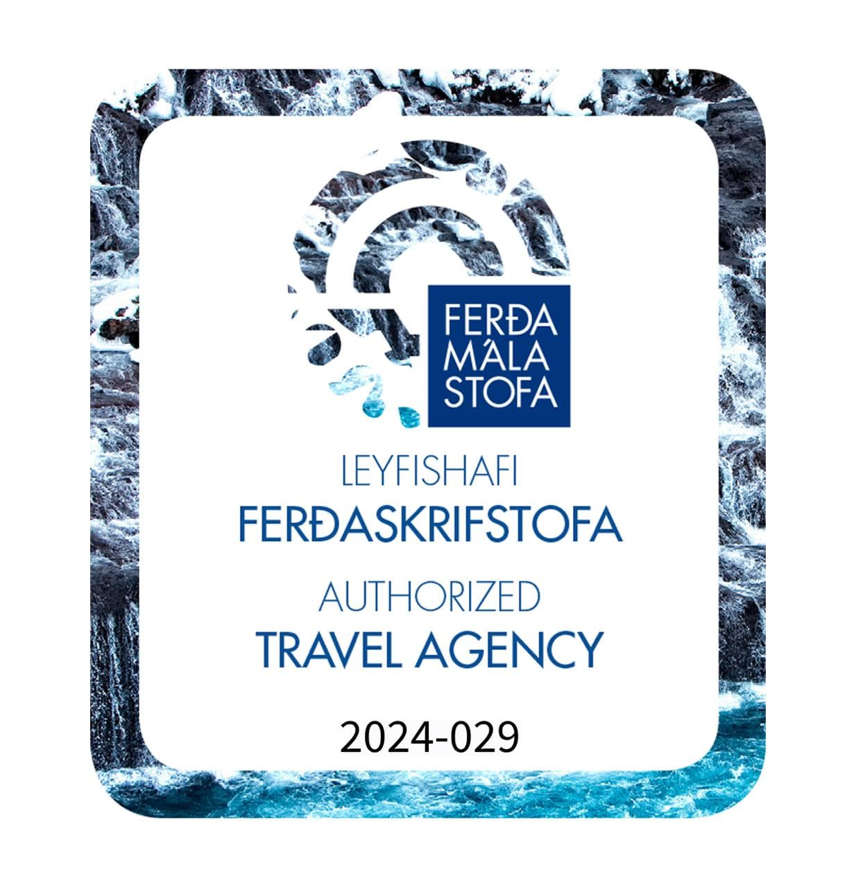 Agencia de viajes autorizada en Islandia, licencia 2024-029